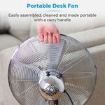 Tower 12" Metal Desk Fan